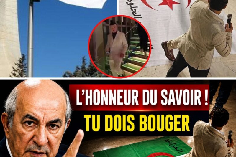 Algérie en furie : le drapeau national piétiné déclenche une crise dans un hôtel de luxe à Alger