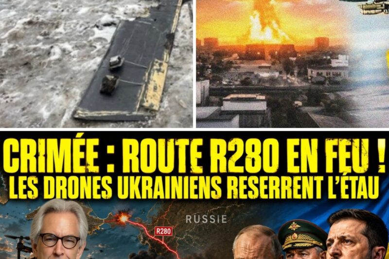Crimée en flammes logistiques : la “route unique” de Poutine sous attaque, le piège invisible qui pourrait faire vaciller la forteresse russe
