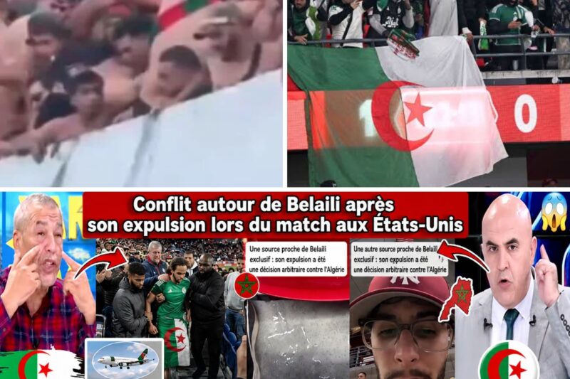 Scandale viral dans un stade aux États-Unis : arrestation et expulsion d’un influenceur algérien après un geste choc en pleine tribune lors d’un match de l’équipe nationale