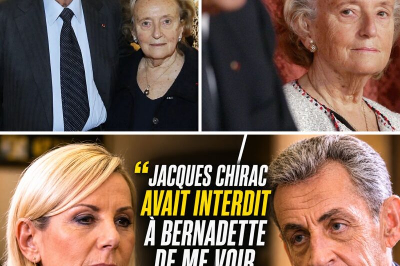 « Jacques Chirac lui avait interdit de me voir » : Nicolas Sarkozy révèle l’incroyable fidélité secrète de Bernadette Chirac