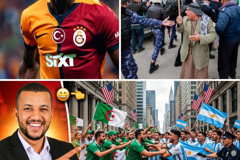Times Square sous tension : quand la fête du football vire au face-à-face explosif