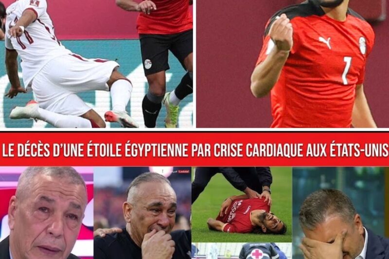 Un joueur vedette de l’équipe nationale égyptienne décède d’une crise cardiaque aux États-Unis ; la FIFA réagit en urgence après le drame ; les médias arabes sont sous le choc.