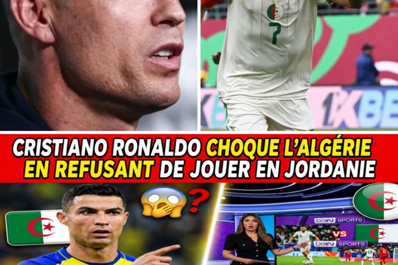 Cristiano Ronaldo brise le silence sur l’Algérie : son message qui affole les supporters… Mahrez visé ?